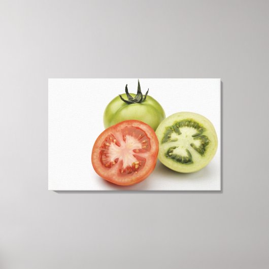 Sluiting van drie tomaten canvas afdruk (Voorkant)