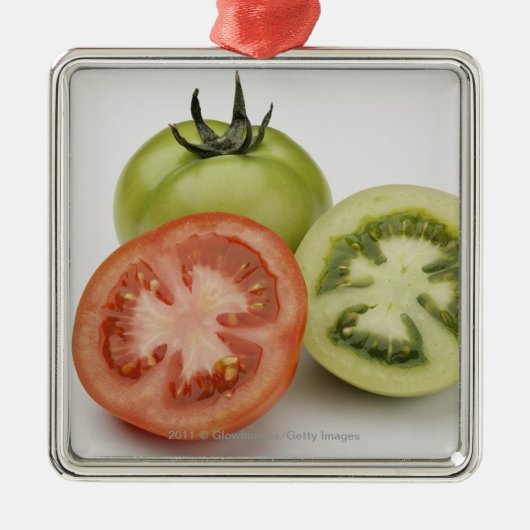 Sluiting van drie tomaten metalen ornament (Voorkant)