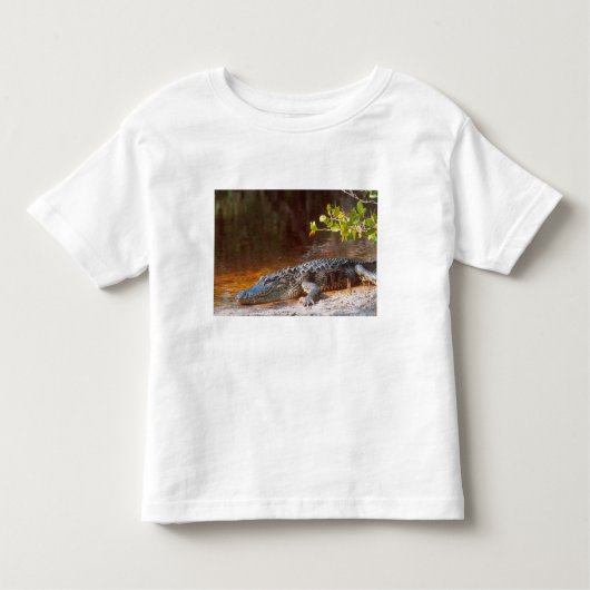 Sluiting van een amerikaanse alligator bij de N.N. Kinder Shirts (Voorkant)