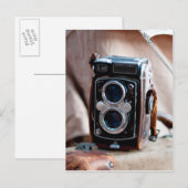 Sluiting van een antiek camera briefkaart (Voorkant / Achterkant)