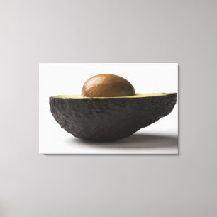 Sluiting van een avocado canvas afdruk