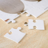 Sluiting van een baby-kuiken met drie eieren legpuzzel (Zijkant)