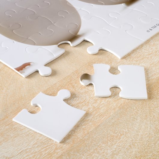 Sluiting van een baby-kuiken met drie eieren legpuzzel (Zijkant)