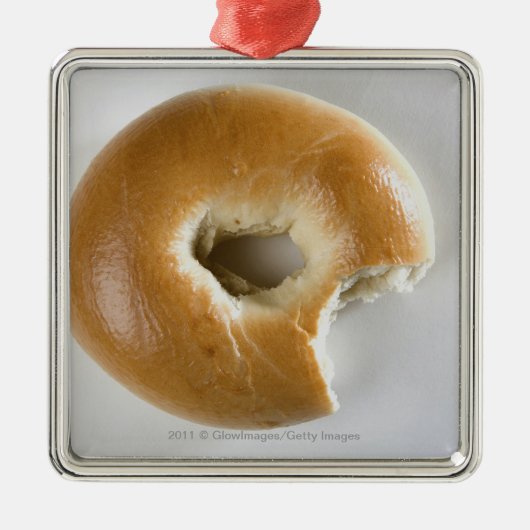 Sluiting van een bagel metalen ornament (Voorkant)