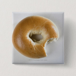 Sluiting van een bagel vierkante button 5,1 cm