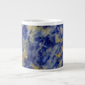 Sluiting van een Blauwe Sodalite Grote Koffiekop (Voorkant)