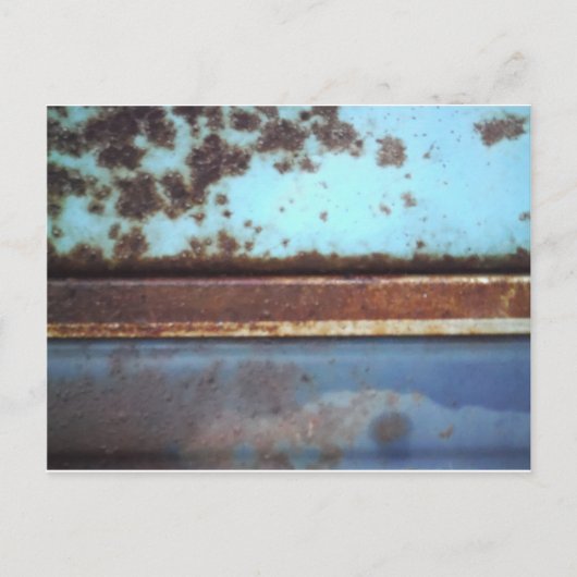 Sluiting van een blauwgroen en blauwe vrachtwagen briefkaart (Voorkant)