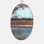 Sluiting van een blauwgroen en blauwe vrachtwagen keramisch ornament (Links)