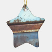 Sluiting van een blauwgroen en blauwe vrachtwagen keramisch ornament (Links)