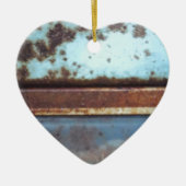 Sluiting van een blauwgroen en blauwe vrachtwagen keramisch ornament (Voorkant)