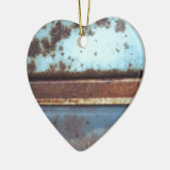 Sluiting van een blauwgroen en blauwe vrachtwagen keramisch ornament (Links)