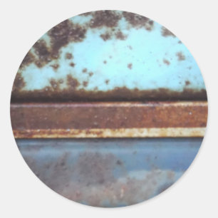 Sluiting van een blauwgroen en blauwe vrachtwagen ronde sticker