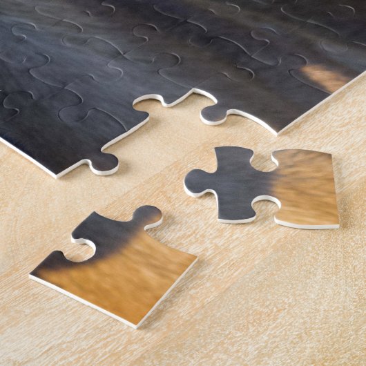 Sluiting van een Boxer Dog Legpuzzel (Zijkant)