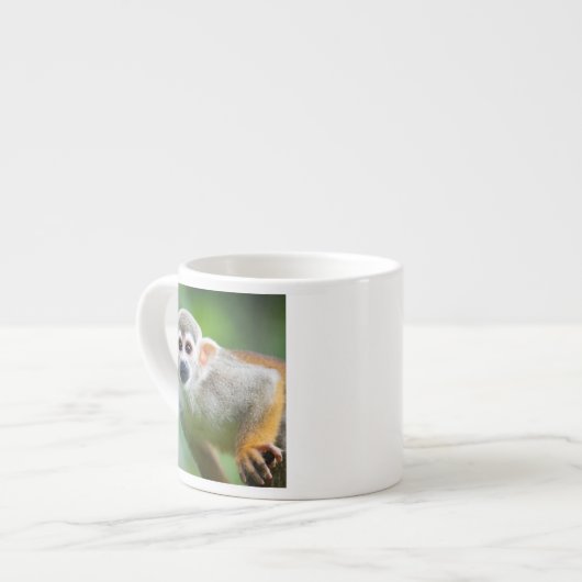 Sluiting van een Common Squirrel Monkey Espresso Kop (Links)