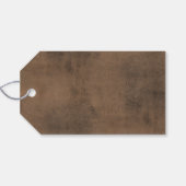 Sluiting van een Cute Brown Horse Nose Birthday Cadeaulabel (Achterkant Horizontaal)