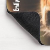 Sluiting van een Cute Brown Horse Nose Personalize Muismat (Hoek)