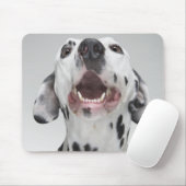 Sluiting van een Dalmatische hond Muismat (Met muis)