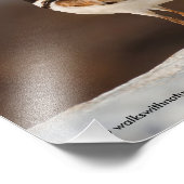 Sluiting van een dode hert foto afdruk (Hoek)