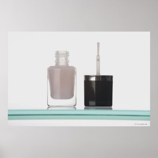 Sluiting van een fles nagellak poster (Voorkant)