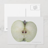 Sluiting van een gesneden smid-appel briefkaart (Voorkant / Achterkant)