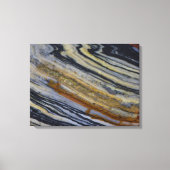 Sluiting van een gestript Jasper Slab Canvas Afdruk (Voorkant)