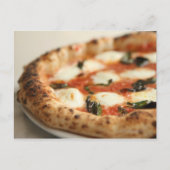 Sluiting van een hele pizza briefkaart (Voorkant)