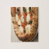 Sluiting van een hele pizza legpuzzel (Verticaal)