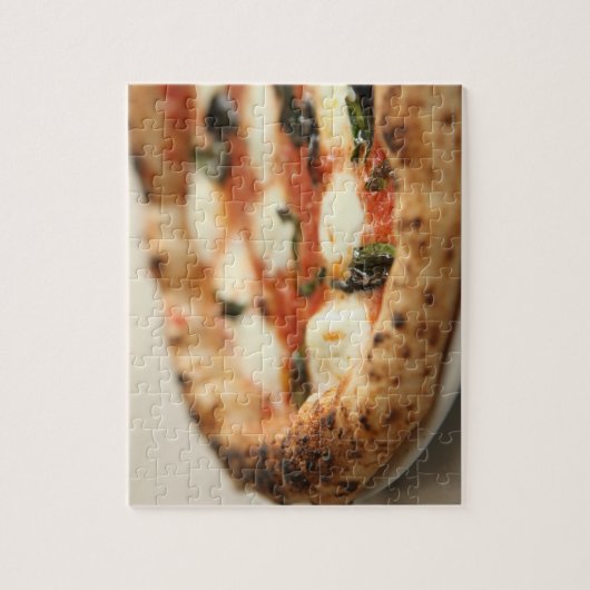 Sluiting van een hele pizza legpuzzel (Verticaal)