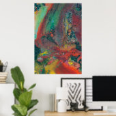 Sluiting van een kerstjasper poster (Thuiskantoor)