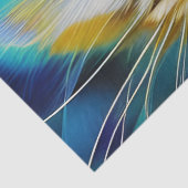 Sluiting van een kleurrijke Siamese Kitten Tissuepapier (Detail)