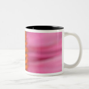 Sluiting van een kloonventilator in de zomertijd; tweekleurige koffiemok