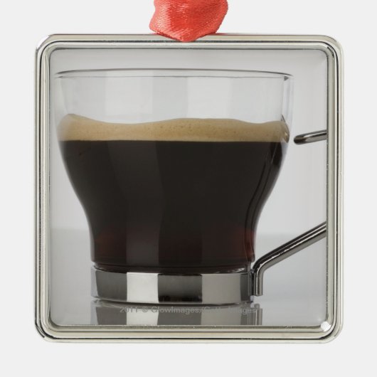 Sluiting van een koffiebeker metalen ornament (Voorkant)