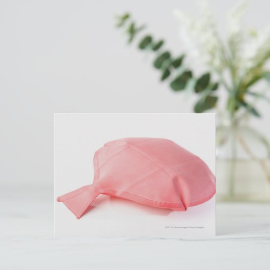 Sluiting van een kussen van het gehele lichaam briefkaart (Staand voorkant)