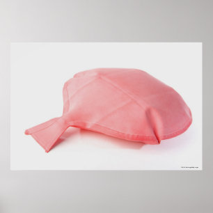 Sluiting van een kussen van het gehele lichaam poster