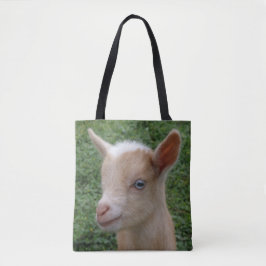 Sluiting van een Nigeriaans Kind van Dwarf Dairy G Tote Bag