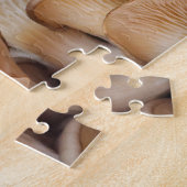 Sluiting van een oesterpaddenstoel legpuzzel (Zijkant)
