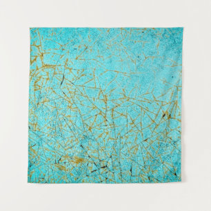 sluiting van een oude, grijze metalen carrosserie  wandkleed