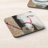 Sluiting van een paard 2 bier onderzetter (Linkerzijde)
