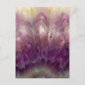 Sluiting van een paarse Amethyst Briefkaart (Voorkant)