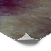 Sluiting van een paarse Amethyst Poster (Hoek)