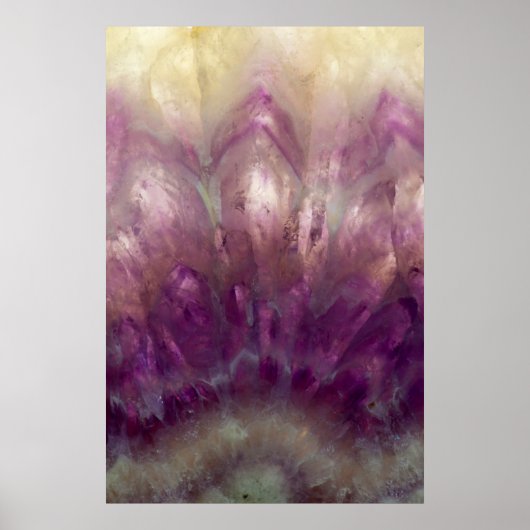Sluiting van een paarse Amethyst Poster (Voorkant)