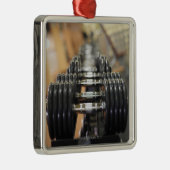 Sluiting van een rij dumbels metalen ornament (Rechts)