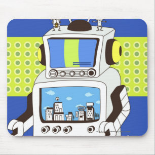 Sluiting van een robot muismat