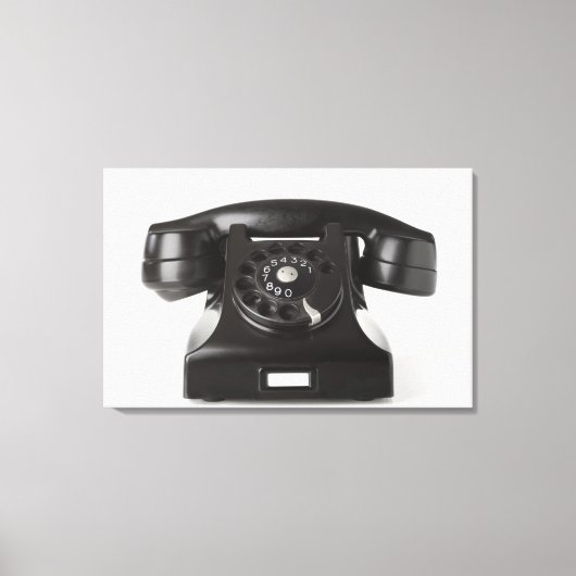Sluiting van een roterende telefoon canvas afdruk (Voorkant)