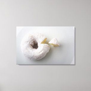 Sluiting van een taart canvas afdruk