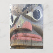 Sluiting van een totempaal briefkaart (Voorkant)