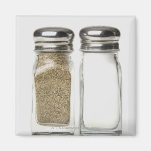Sluiting van een zout en een peper-schudapparaat magneet