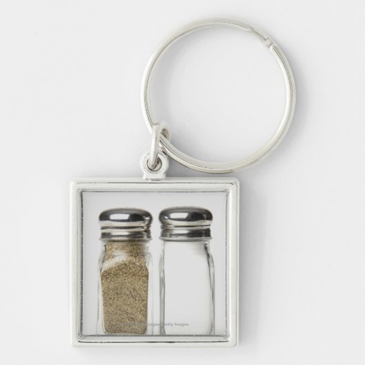 Sluiting van een zout en een peper-schudapparaat sleutelhanger (Voorkant)