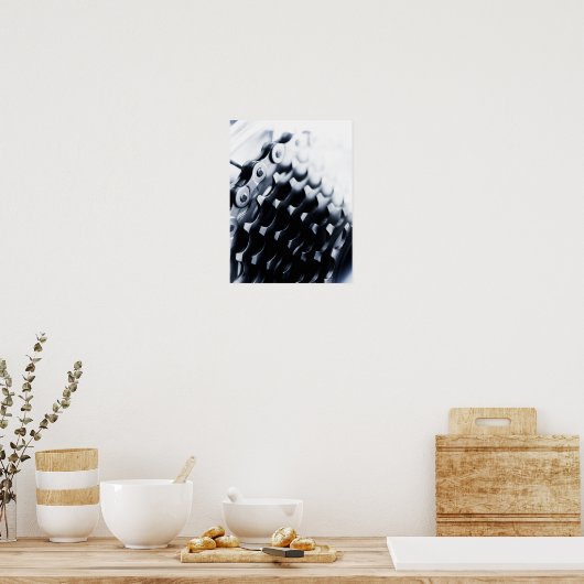 Sluiting van fietsenbanden poster (Keuken)