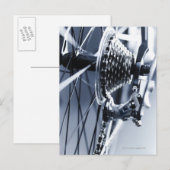 Sluiting van fietsenvistuig 2 briefkaart (Voorkant / Achterkant)